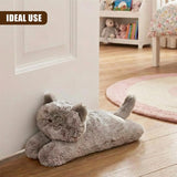 "An adorable cat door stopper adds a cozy touch to any home. With its soft texture and charming design, it's perfect for pet owners who love their furry companions. The cat sits on the floor, offering a welcoming greeting to every visitor. This is an excellent addition to your living space!" - UKBuyZone