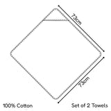 Pack of 2 Hooded Baby Bath Towels