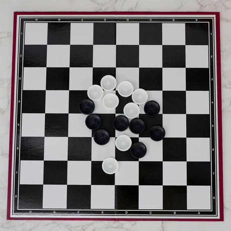 Traditional Folding Draughts Game by The Magic Toy Shop - UKBuyZone