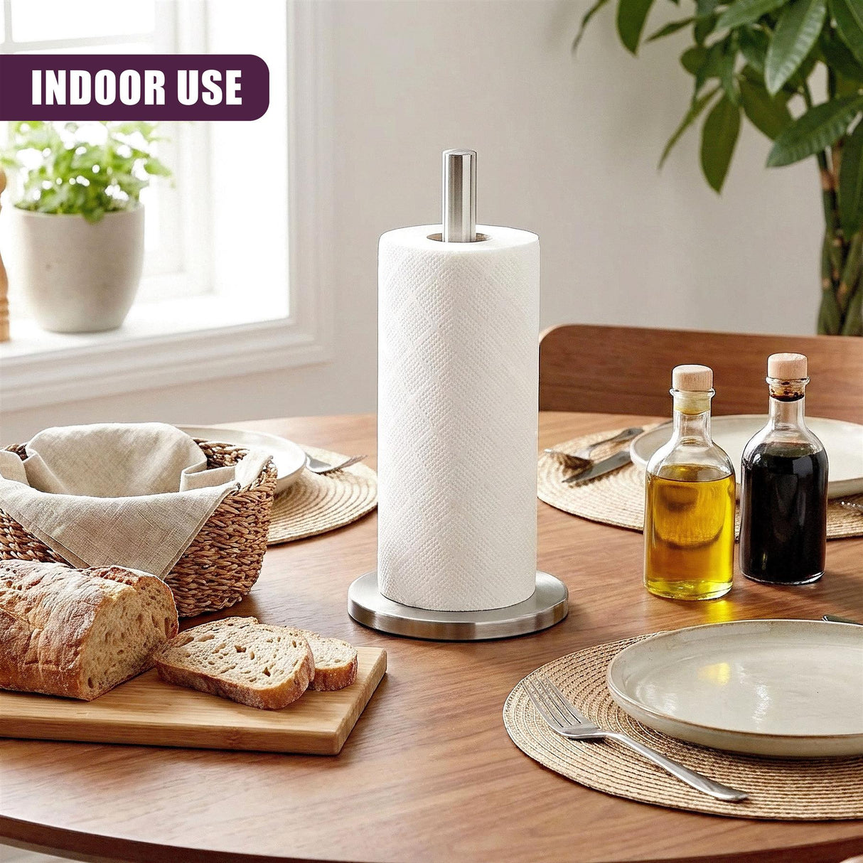 Stainless Steel Kitchen Roll Holder