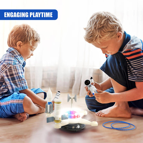 Rotating Light Up Space Toy by The Magic Toy Shop - UKBuyZone