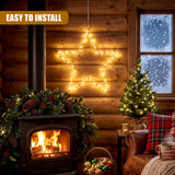 Star LED Fairy Light Gold Wire 50cm