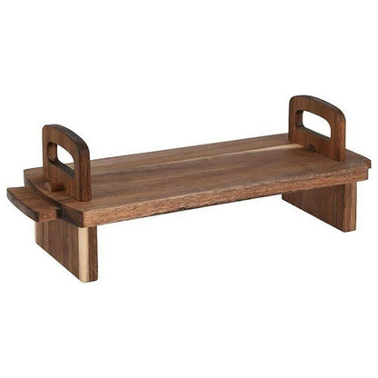 Acacia Wood Serving Platter by GEEZY - UKBuyZone