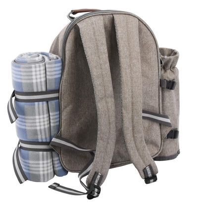 2 Person Picnic Cooler Backpack with Blanket by Geezy - UKBuyZone
