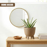 Brown Flower Pot with Legs, 23.6 cm