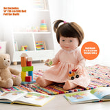 BiBi Doll Down Syndrome Girl - Brown Hair (36 cm / 14")