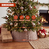 Natural Brown Christmas Tree Skirt 65cm