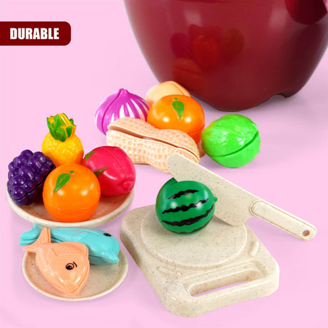 Fruit Cutting Toy Set with Storage Case by The Magic Toy Shop - UKBuyZone