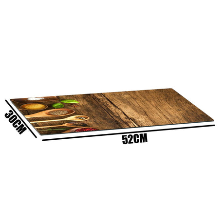 Glass Cutting Boards with Spice Design by Geezy - UKBuyZone