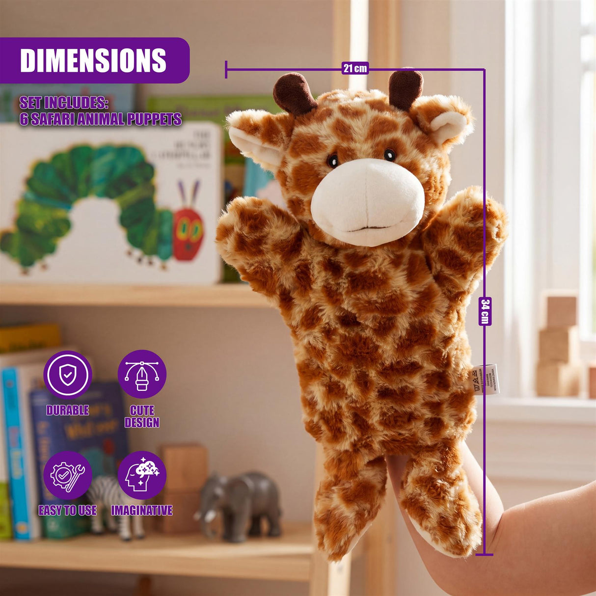 Set of 6 Hand Puppets