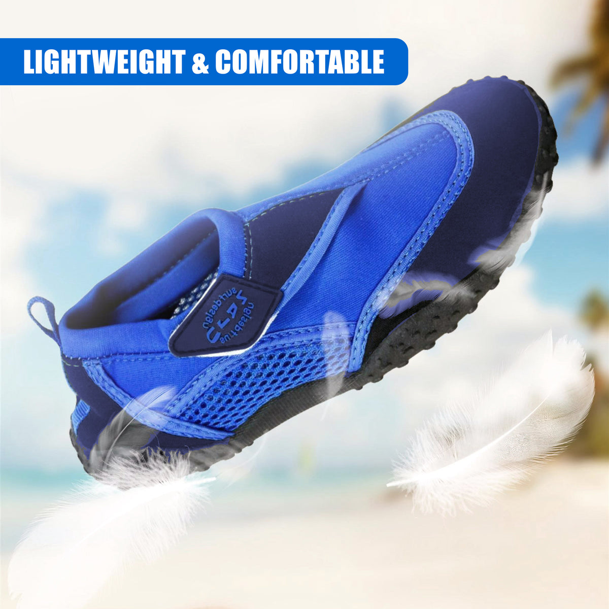 Blue Neoprene Aqua Shoes