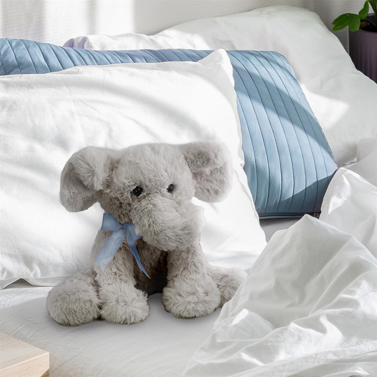 Grey Plush Elephant Soft Toys