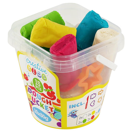 15 pcs Modelling Dough Bucket by The Magic Toy Shop - UKBuyZone