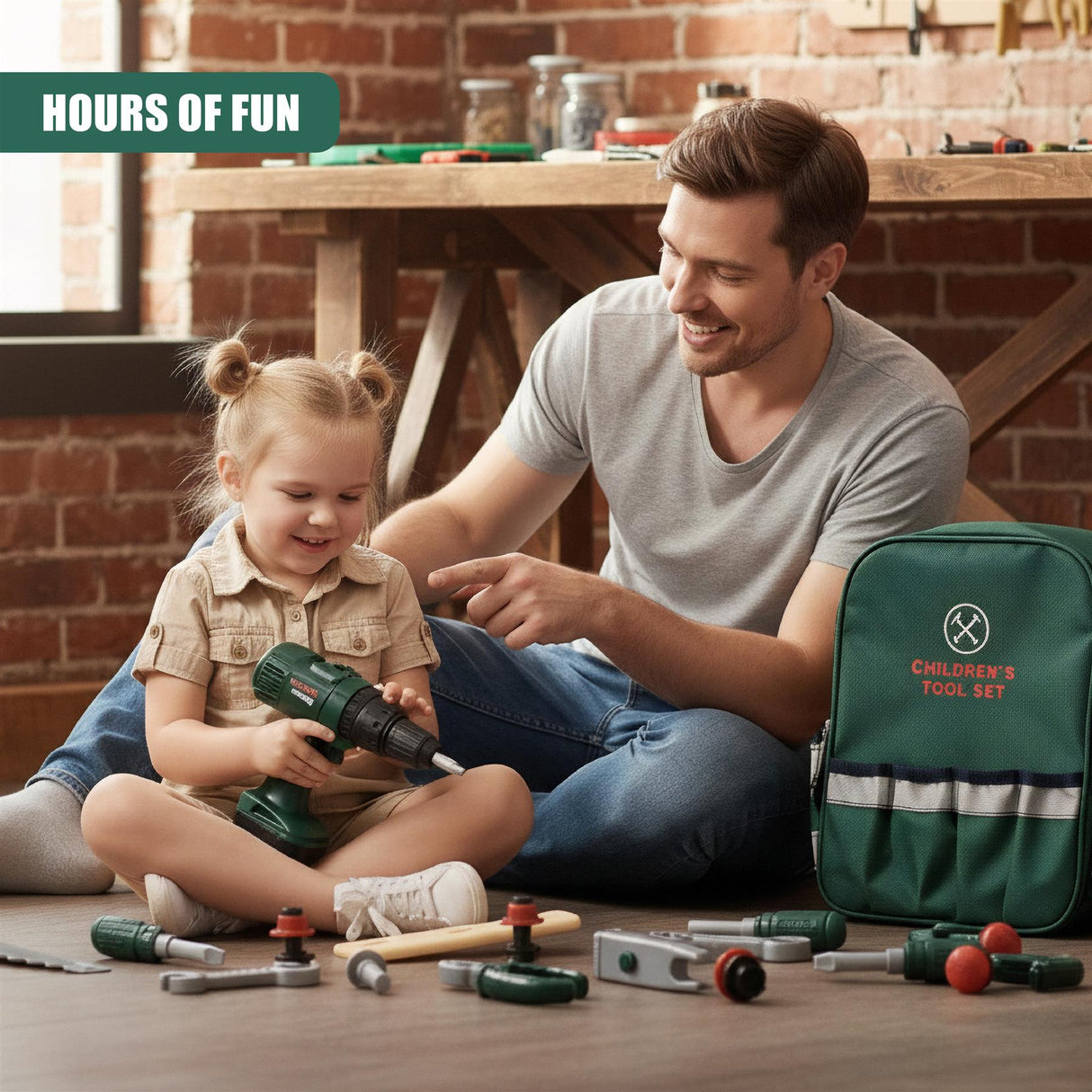 Kids Tool Playset with Carry Bag