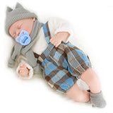 BiBi Baby Doll - Blue Tartan (45 cm / 18") by BiBi Doll - UKBuyZone