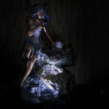 Fairy Water Feature Outdoor With LED by GEEZY - UKBuyZone
