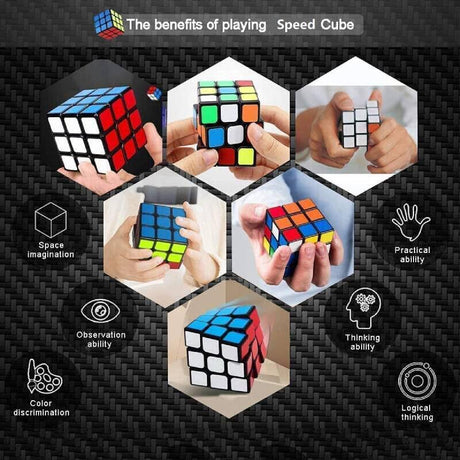 Set of 12 Large Puzzle Cubes by The Magic Toy Shop - UKBuyZone