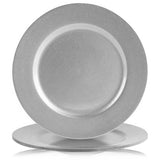 GEEZY Metallic Charger Plates Set of 4