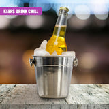 Mini Ice Bucket with Handles by GEEZY - UKBuyZone
