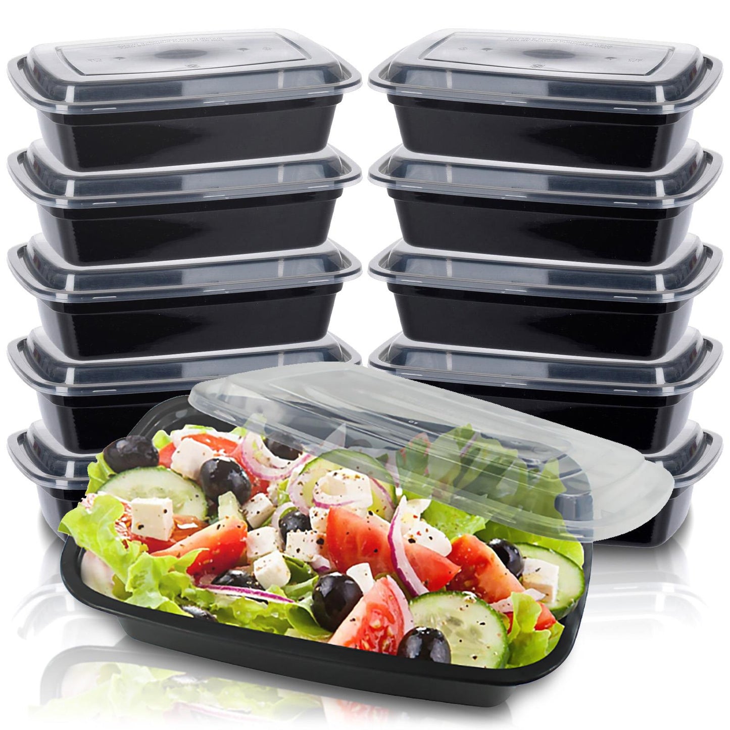 Meal Prep Food Storage with 1 Compartment by Geezy - UKBuyZone