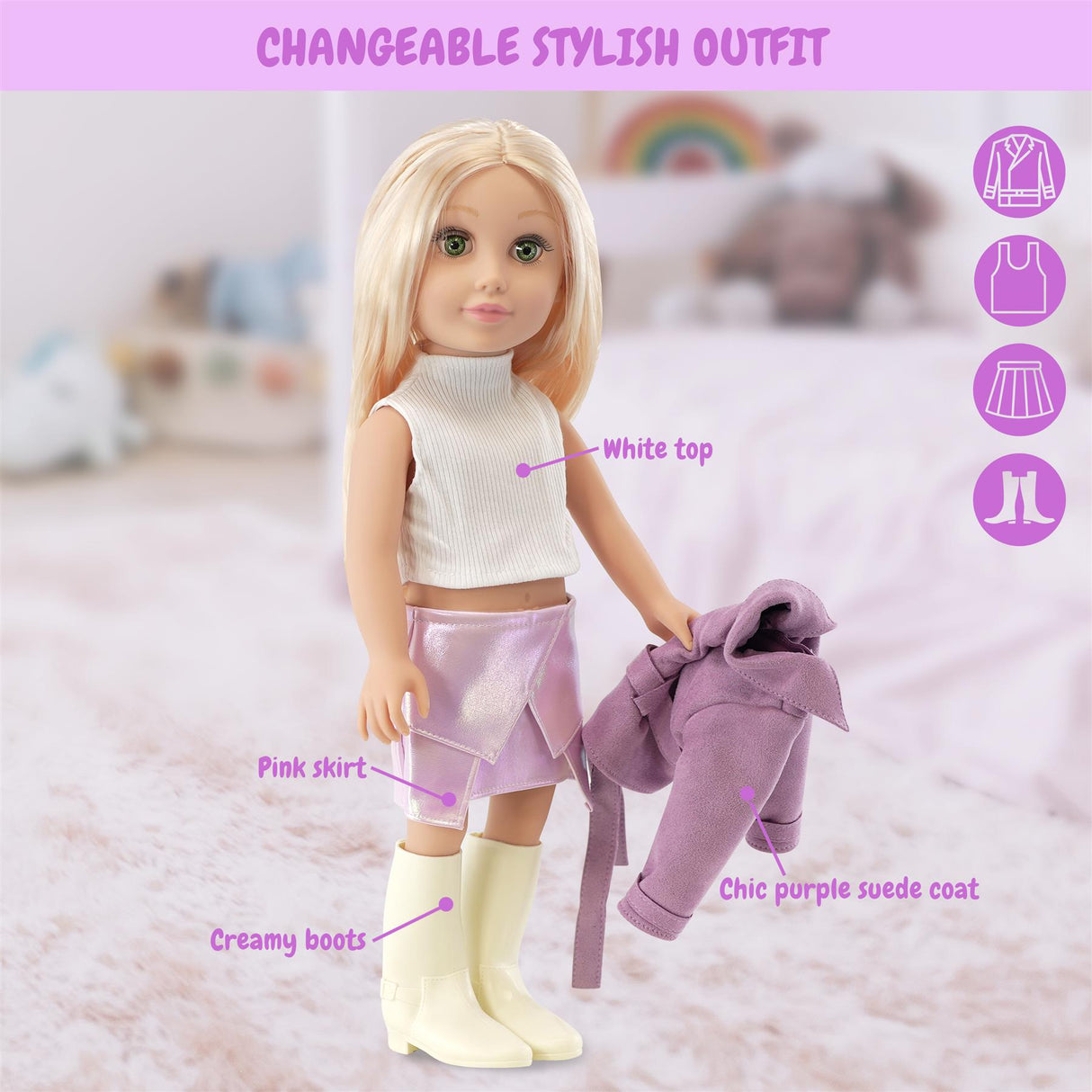 BiBI Fashion Doll "ASHLEY" (47 cm / 18")