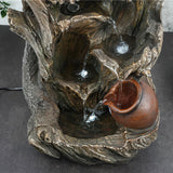 Tree Log Led Fountain Indoor Outdoor by GEEZY - UKBuyZone