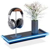 Floating Shelves with LED Lights