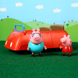 Peppa's Family Red Car Toy Set