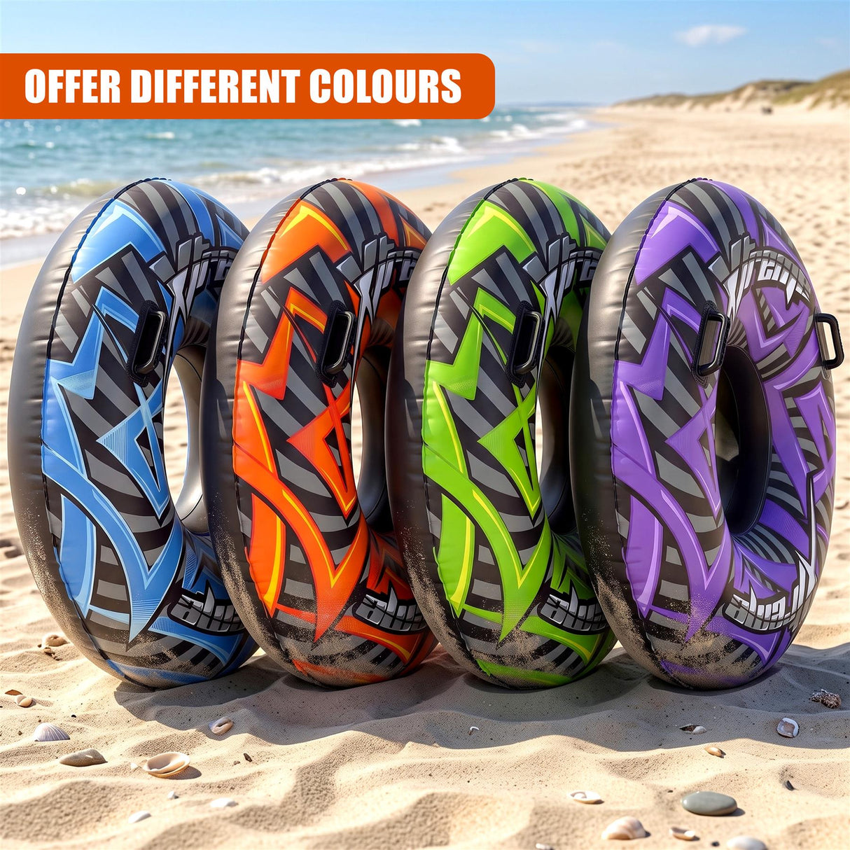 Inflatable Pool Ring 47" - Purple