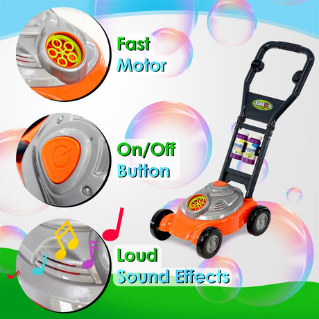 The Magic Toy Shop Kids Bubble Mower Bubble Blowing Toy