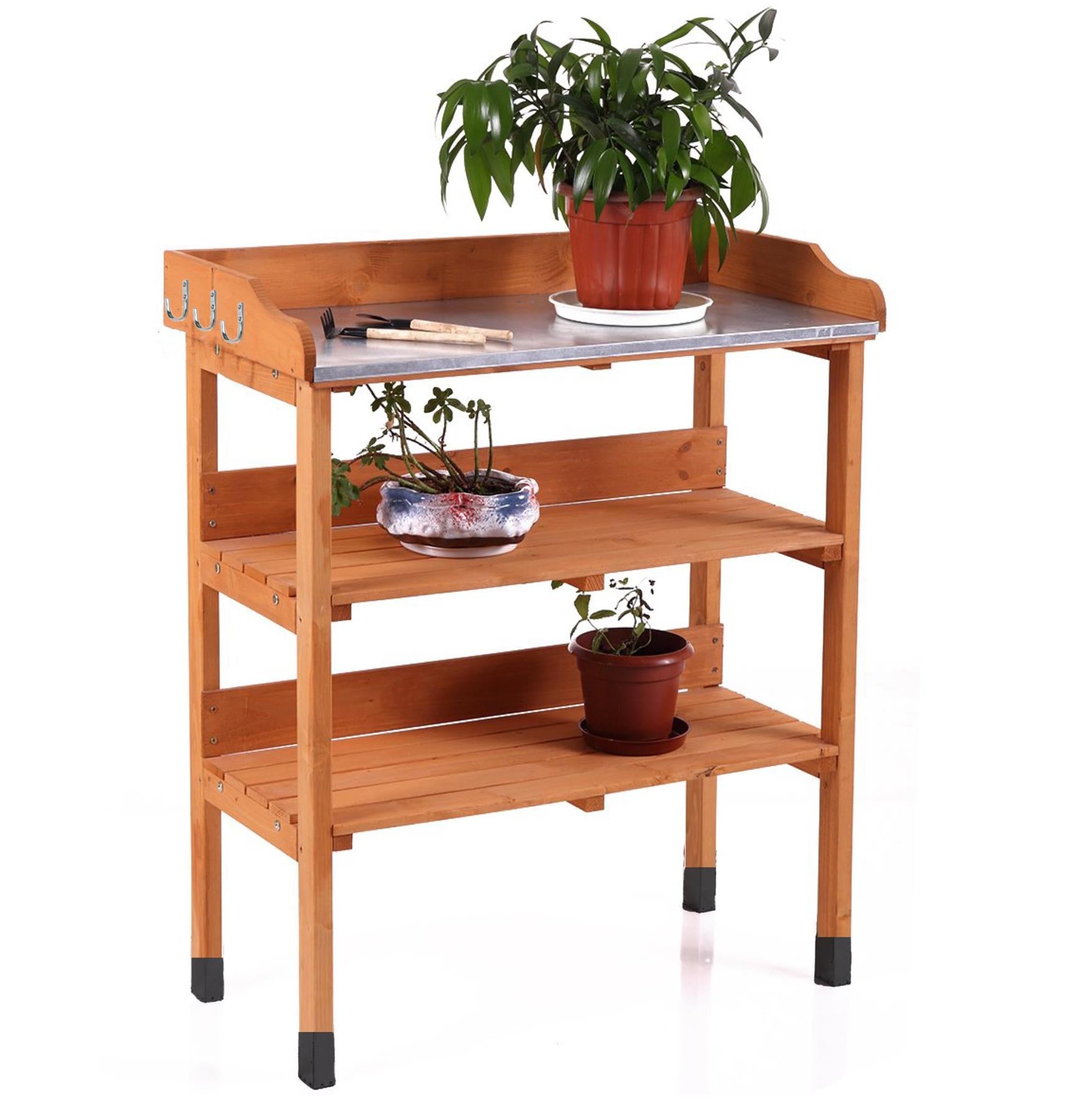 Wooden Practical Planting Table by GEEZY - UKBuyZone