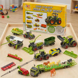 23 Piece Die Cast Farm Tractor & Animals Play Set