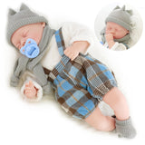 BiBi Baby Doll - Blue Tartan (45 cm / 18") by BiBi Doll - UKBuyZone