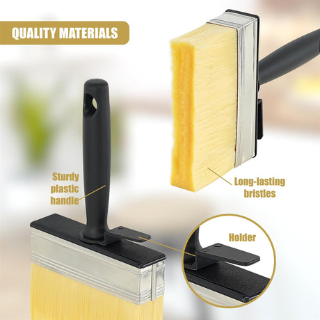 Shed & Fence Paint Brush With a Clip by GEEZY - UKBuyZone