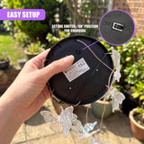 Solar Butterfly LED Wind Chimes