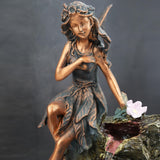 GEEZY Fairy Water Feature Outdoor With LED