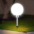 GEEZY Solar Outdoor Garden Globe Light