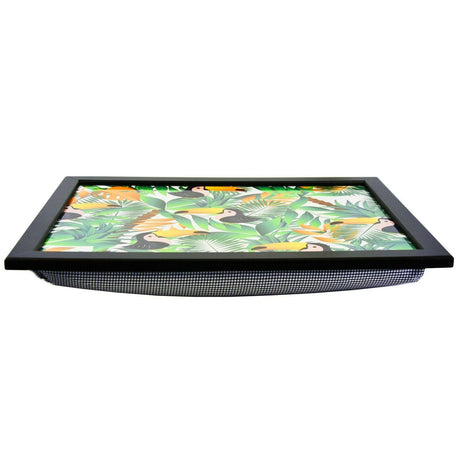 Tropical Lap Tray With Bean Bag Cushion by Geezy - UKBuyZone