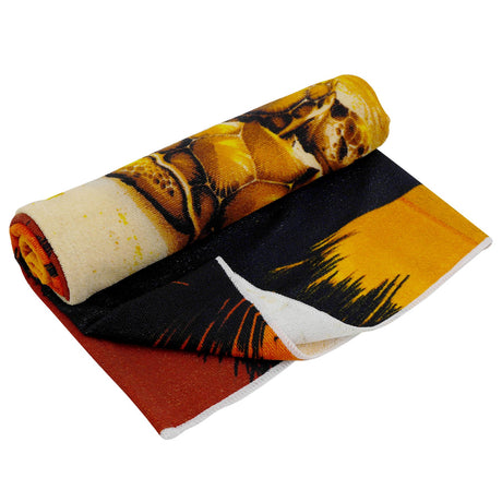 Sunset Tortoise Design Large Towel by Geezy - UKBuyZone