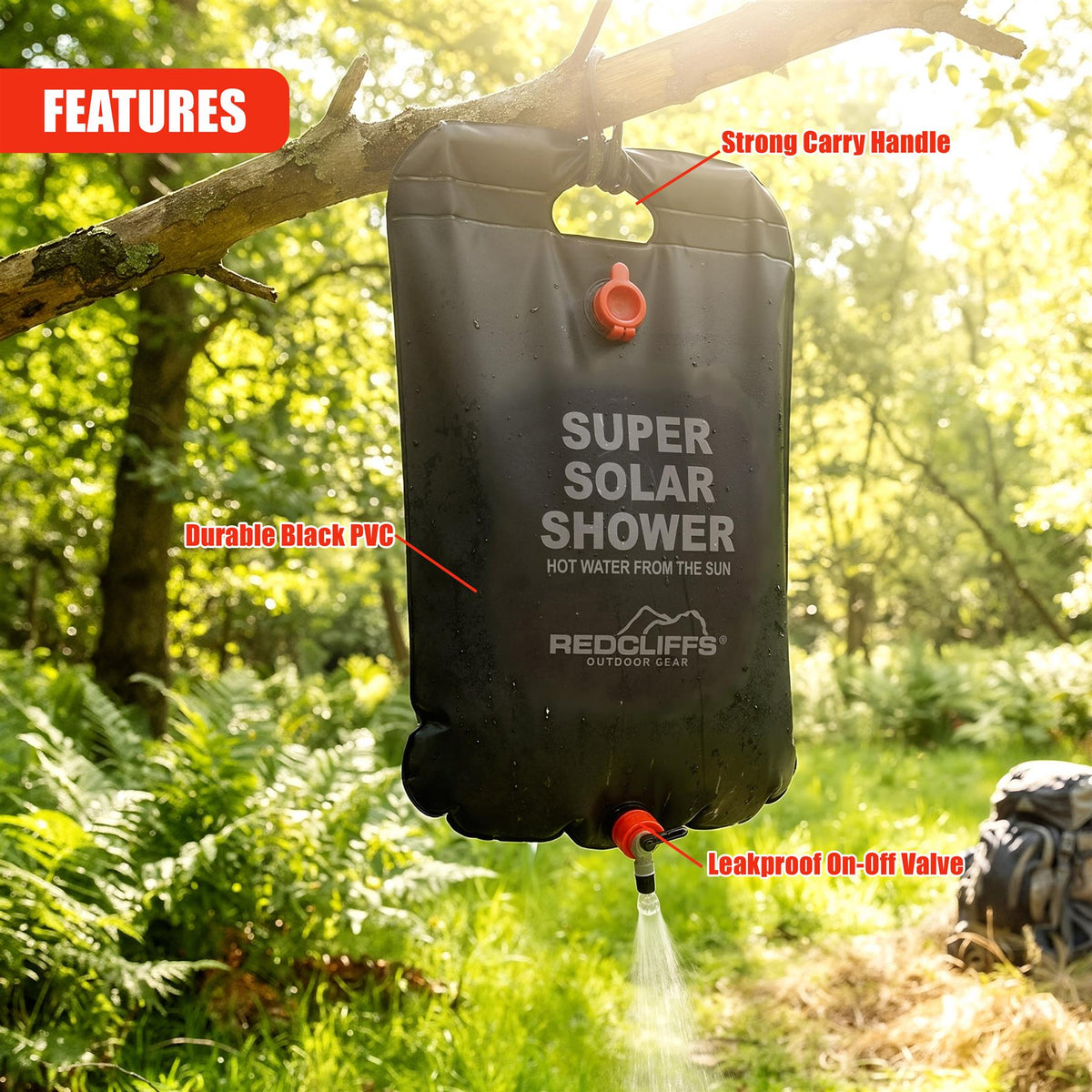 Solar Shower Bag