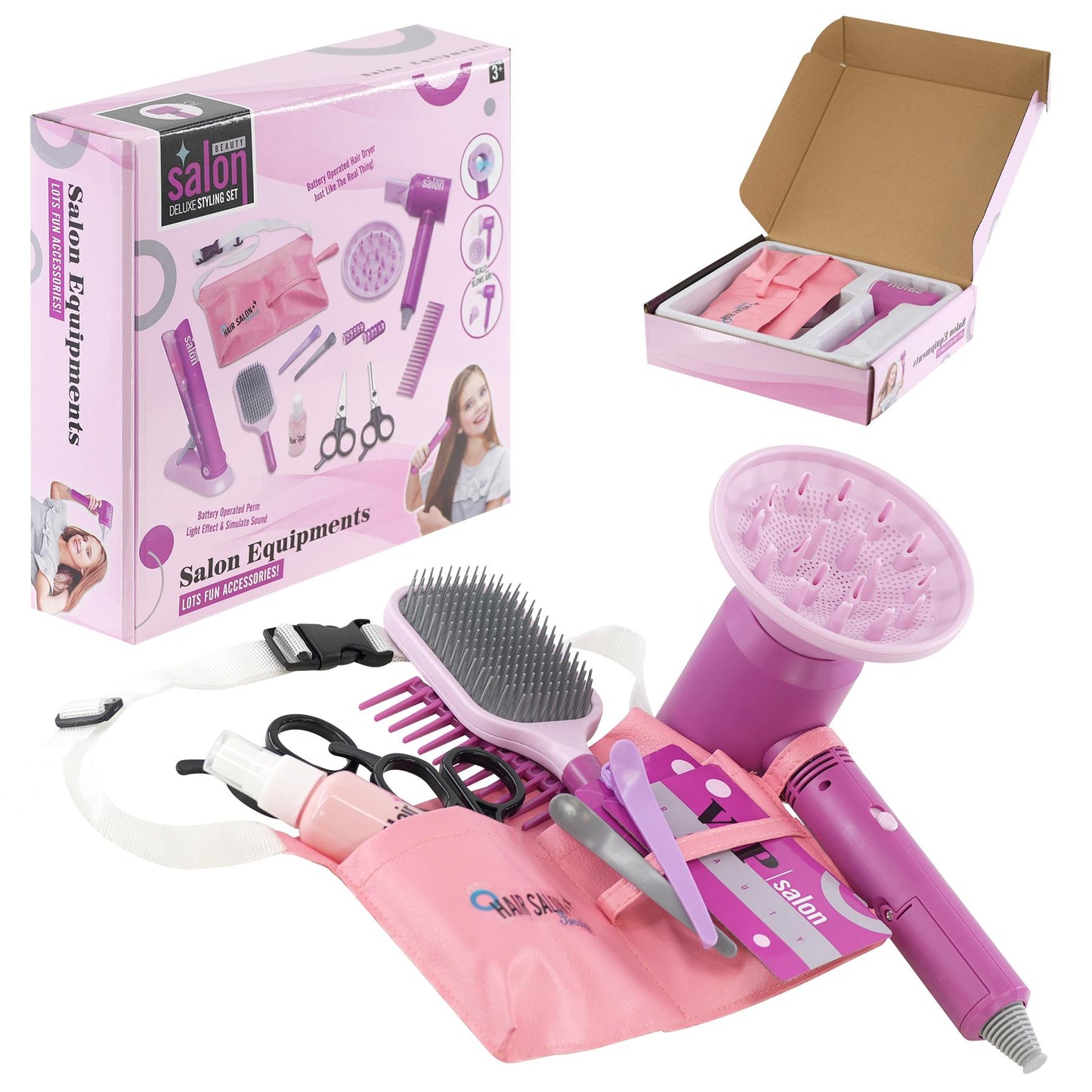 Hairdressing Set with Accessories by The Magic Toy Shop - UKBuyZone