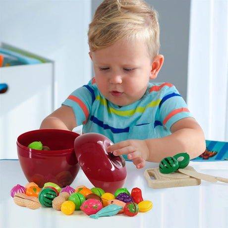 Fruit Cutting Toy Set with Storage Case by The Magic Toy Shop - UKBuyZone