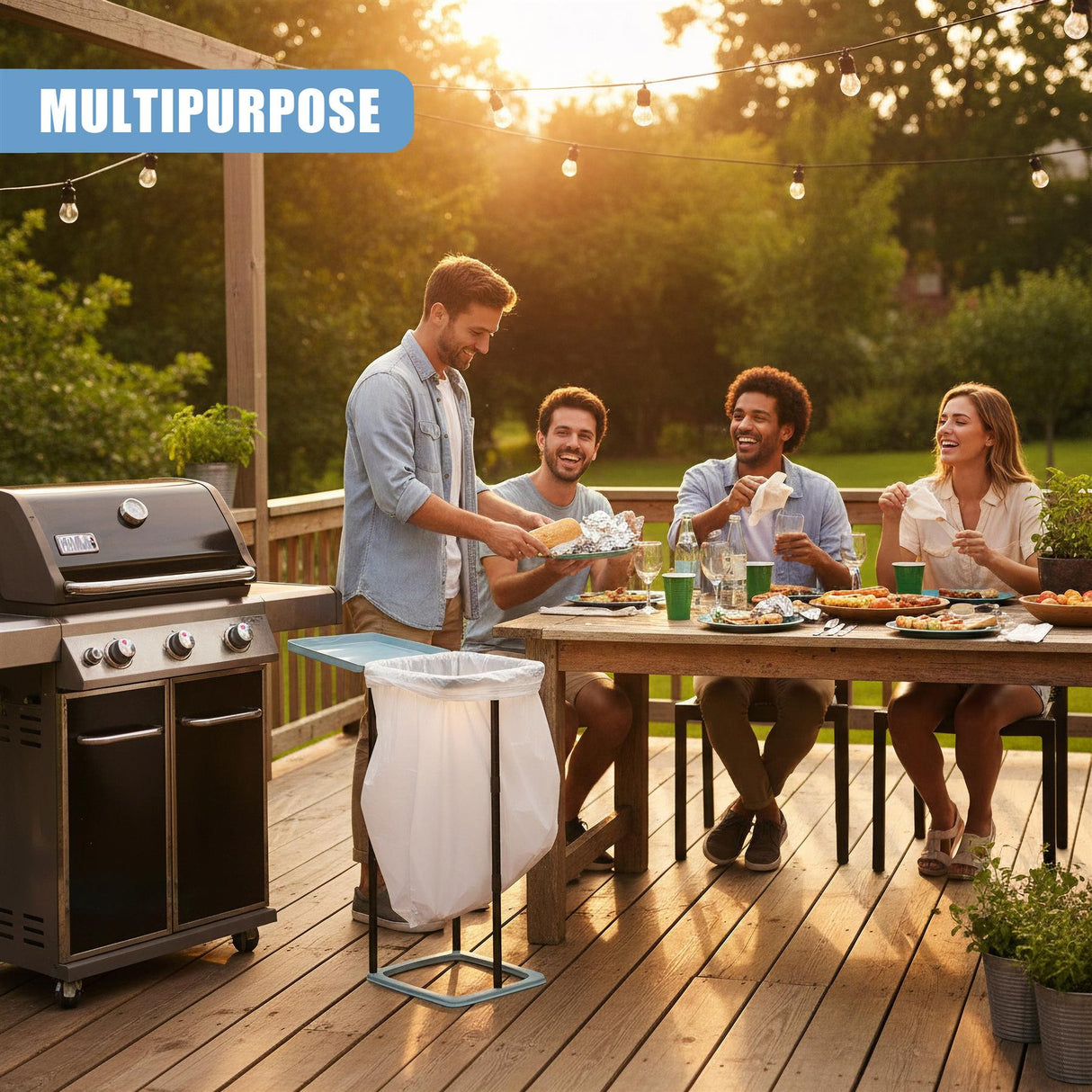 Collapsible Bin Bag Stand