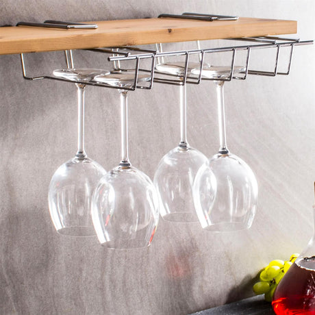 Under Shelf Wine Glass Rack by MTS - UKBuyZone