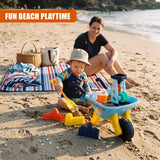 Children Sand and Water Beach Toys Mill, Wheelbarrow Accessories Playset