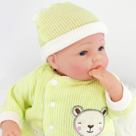 Reborn Baby Boy Doll with Open Eyes by BiBi Doll - UKBuyZone