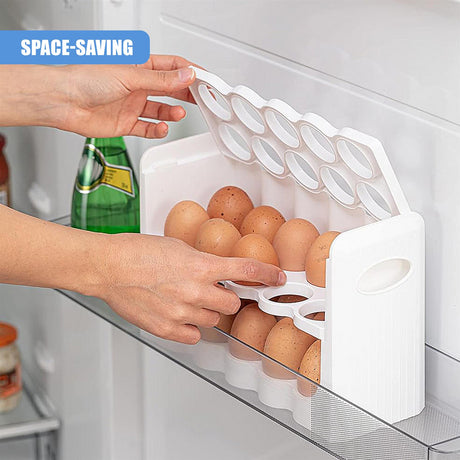 30 Grid 3 Layer BPA Free Egg Holder by GEEZY - UKBuyZone