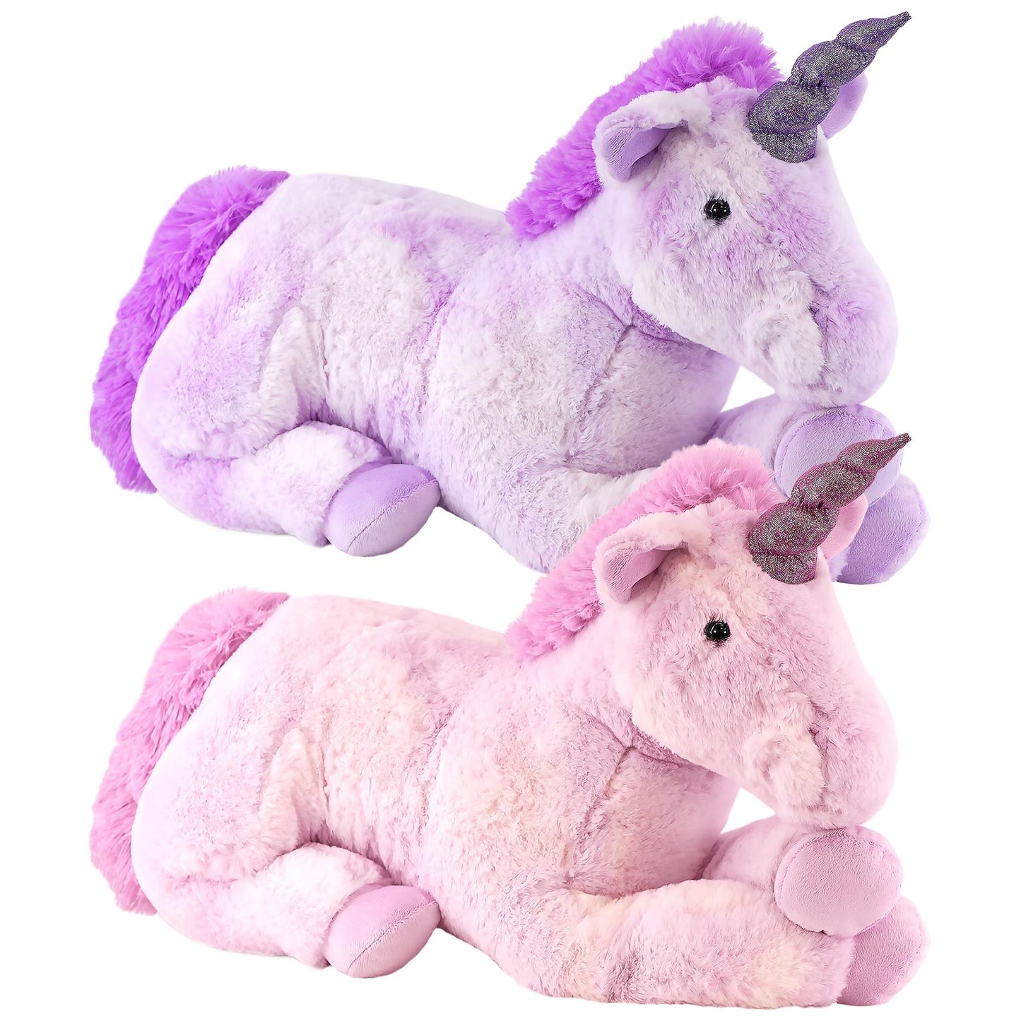 21" Lying Soft Stuffed Unicorn by The Magic Toy Shop - UKBuyZone