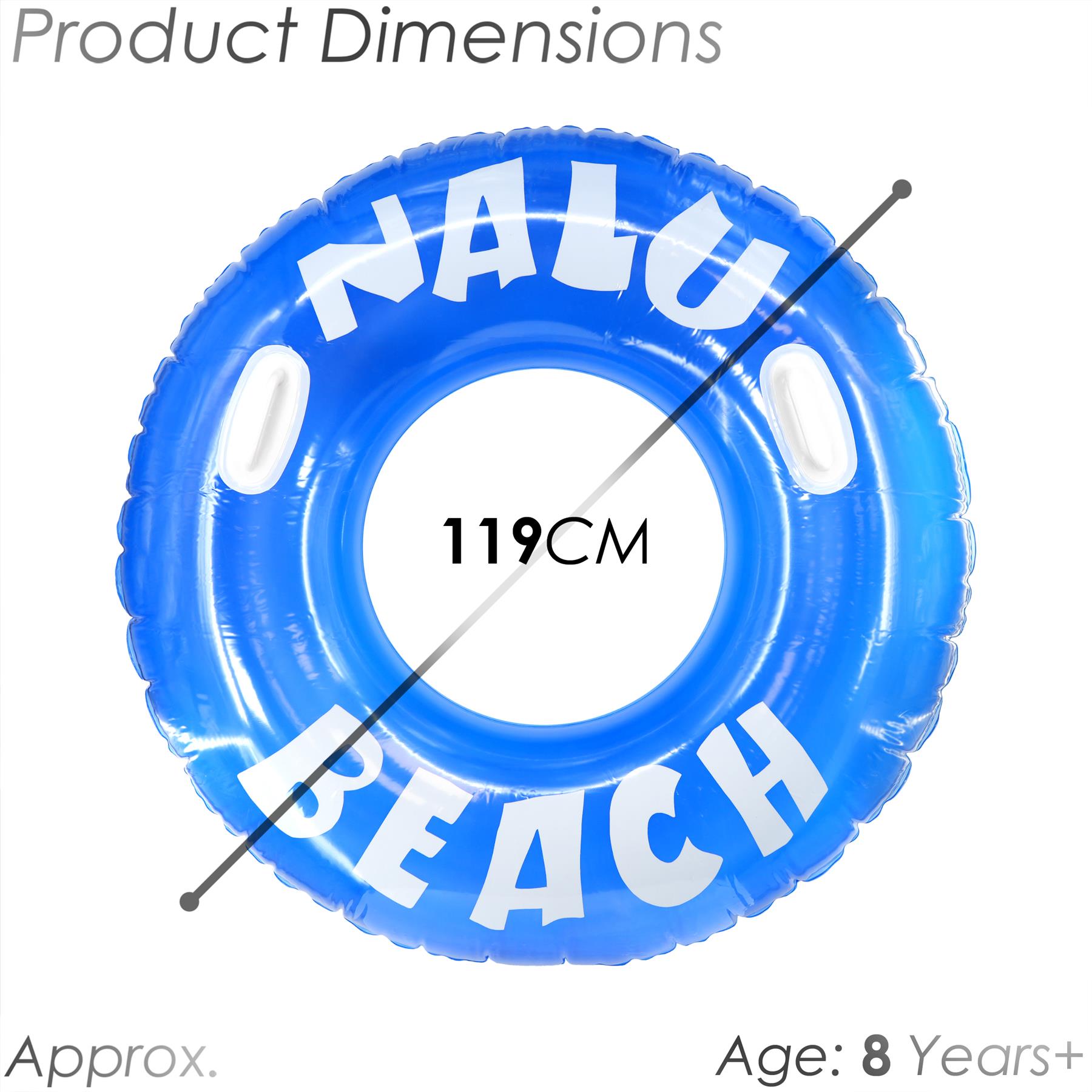 Nalu Blue Turbo Tyre Ring With Handles by Nalu - UKBuyZone