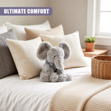 Grey Plush Elephant Soft Toy